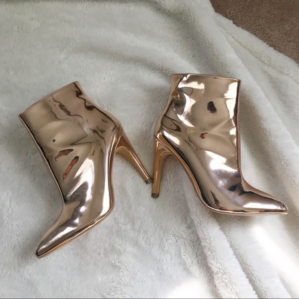 🌹Express Rose Gold Booties - Picture 4 of 8